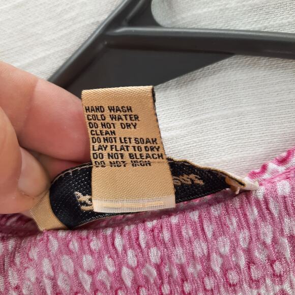 Pleat Pleat by Rafael Cardigan Style Long Sleeve Top Button-Down Sz Small Petite - Picture 6 of 9